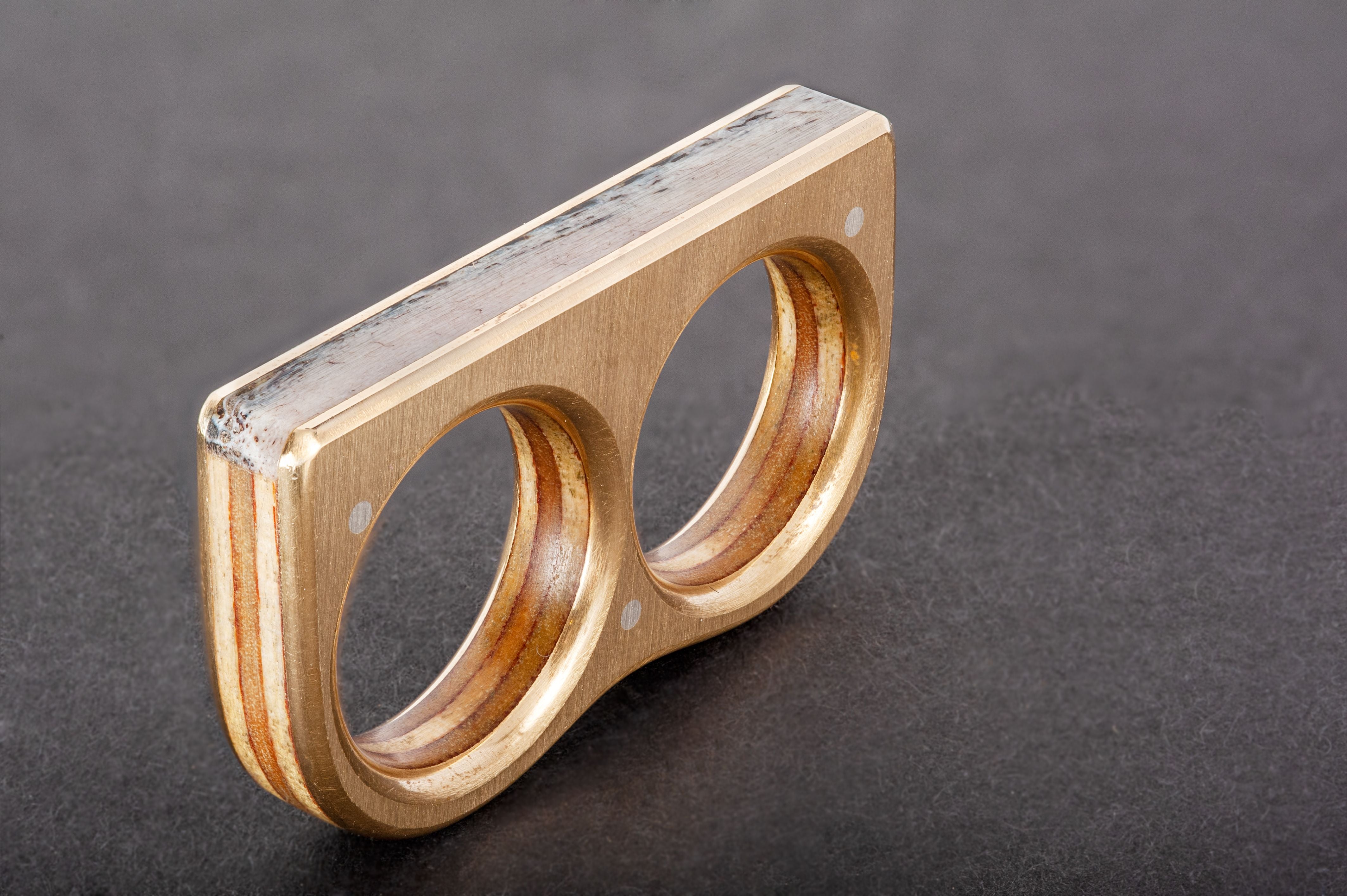 Buy Gold Plated Stone Two Finger Ring by Nayaab by Aleezeh Online at Aza  Fashions.